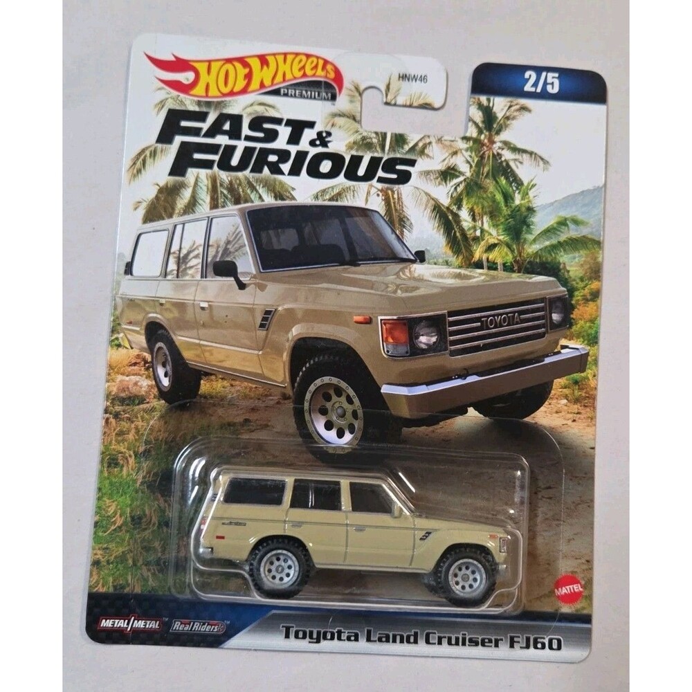 Hot Wheels Premium Fast & Furious Toyota Land Cruiser FJ60  2/5,Free Shipping !
